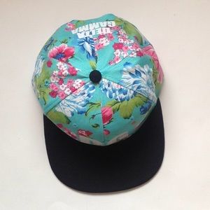 The Social Life Tropical Print Cap